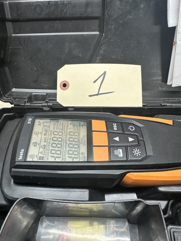 Testo 310 Residential Combustion Analyzer kit no printer