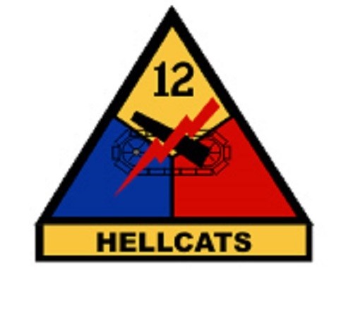 Address Labels - 12th Armored Division   Hellcats