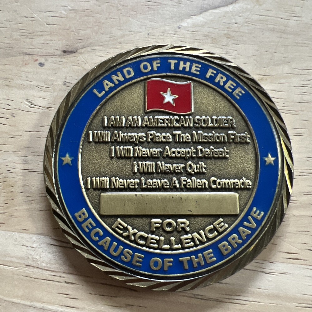 U.S. Army North deputy commanding general challenge coin