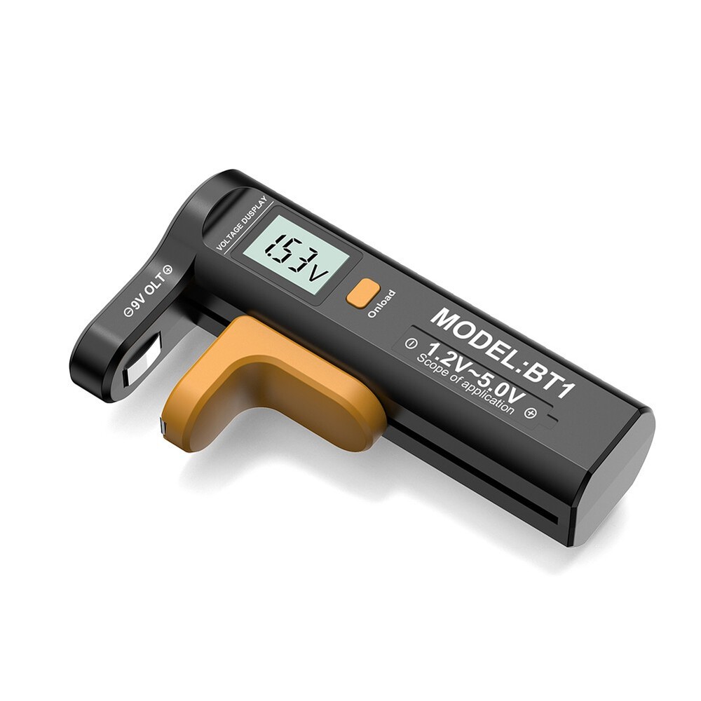 Battery Tester Battery Capacity Tester Button Cell Volt Checker 9V/1.5V/AA/AAA