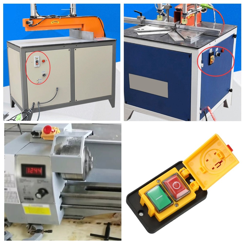 7Pin For DZ05 Waterproof Pushbutton Switch for 3Phase Industrial Machines