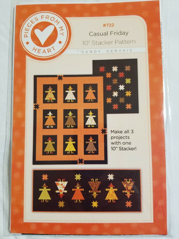 "Casual Friday" Pattern by Sandy Gervais, 3 projects in 1 pattern