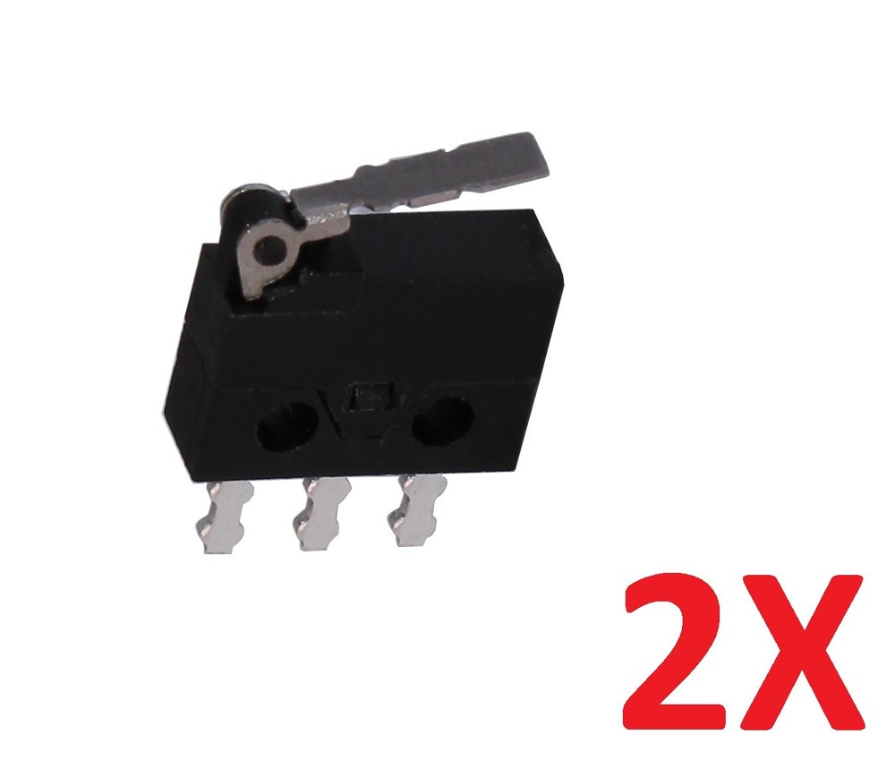 2x MX-1205 NC NO Microswitch Reset mini small Micro Limit Switch Lever E32