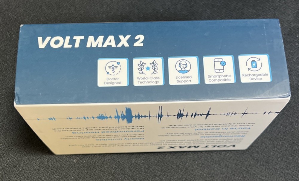 MD Volt Max 2 hearing aids BTE rechargeable bluetooth