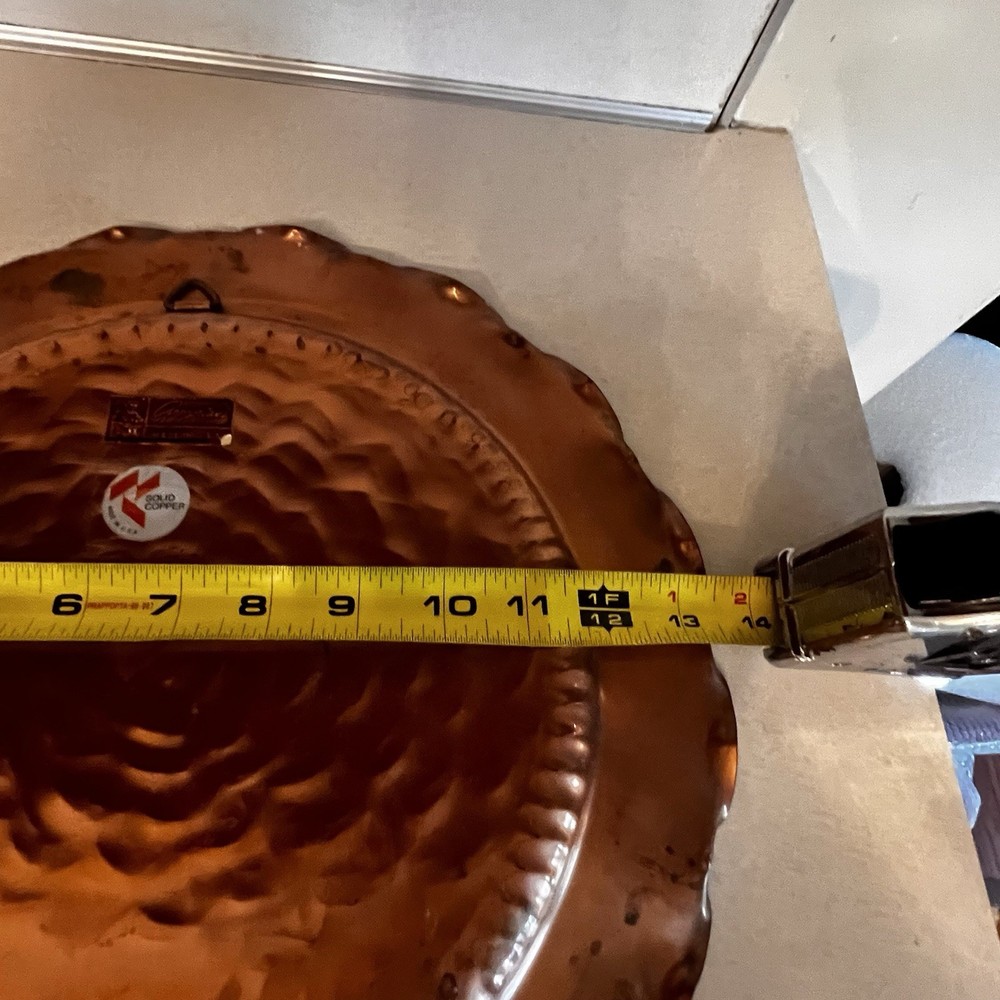 gregorian solid copper Round 13.5” Tray Wire Trim