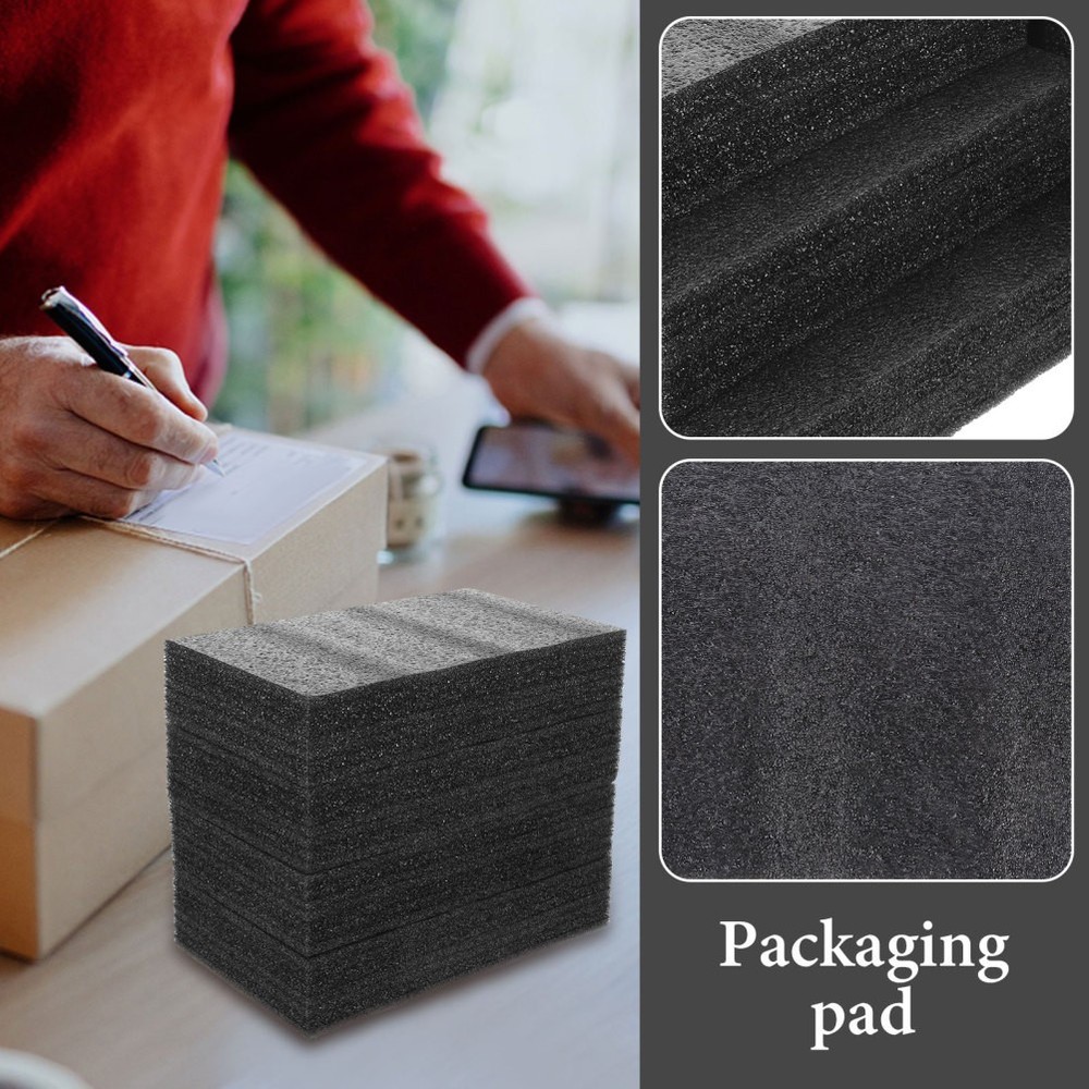 4 Pcs Multi Use Express Packing Inserts Black EPE Foam Packing Boards