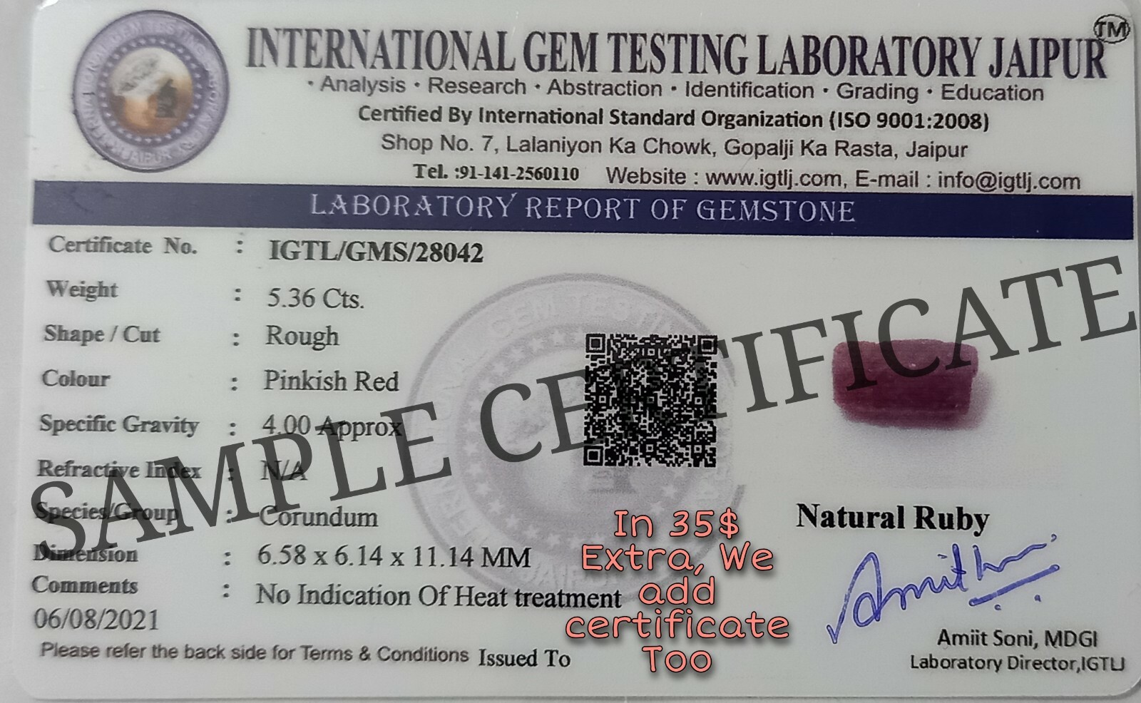 Natural Unheated CERTIFIED Ruby Raw + Sapphire Loose Gemstone Rough Mix 100 Ct