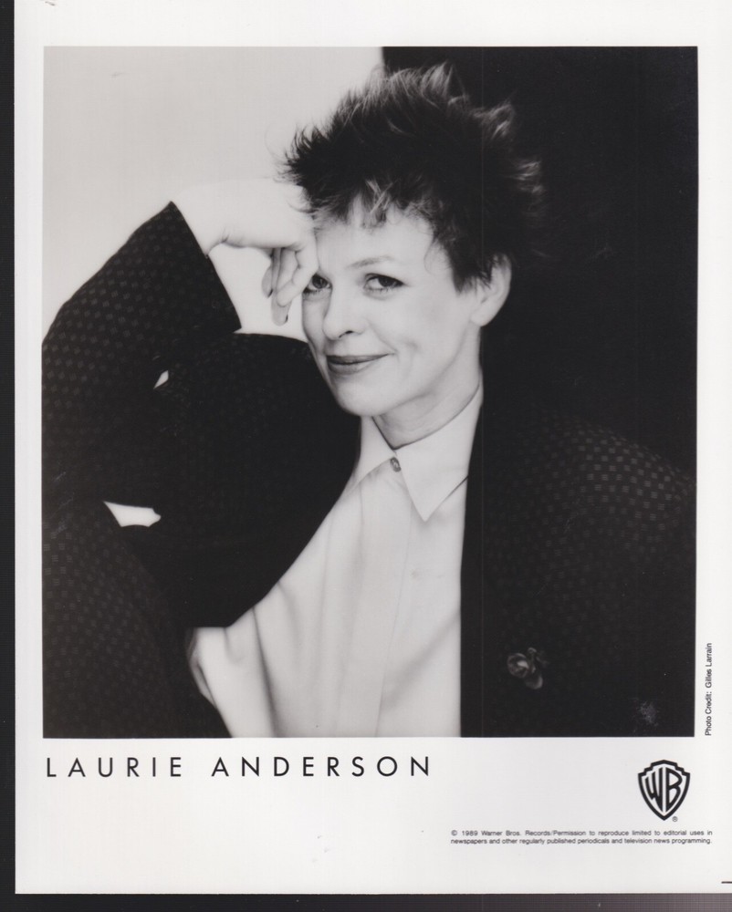 Laurie Anderson strange angels  press kit 1989