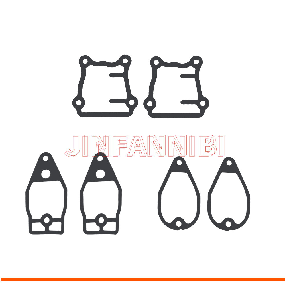 Rocker Box Tappet Cover Exhaust Gasket Ring Seal Kit Set for Harley TWIN CAM