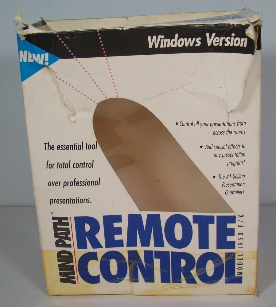 Mind Path IR50 Remote Presentation Controller Serial IR Receiver F/X Diskette