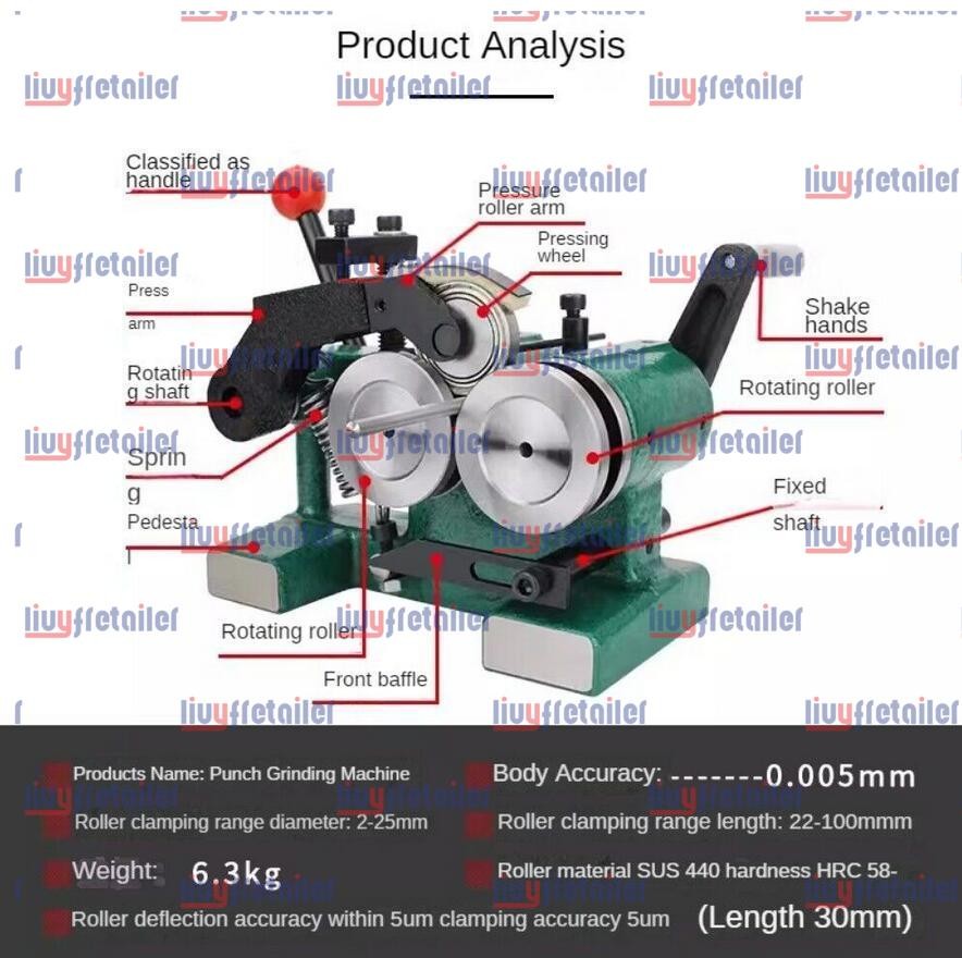 Electric Grinding Machine Grinding Machine Punch Thimble Punching Machine