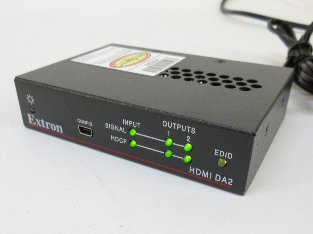 Extron HDMI DA2 - 2 Output Distribution Amplifier with Power Supply