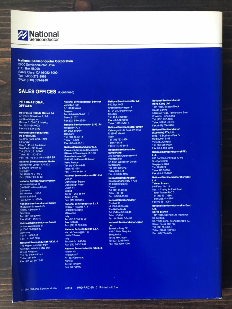 National Semiconductor - Local Area Network Databook (1992)