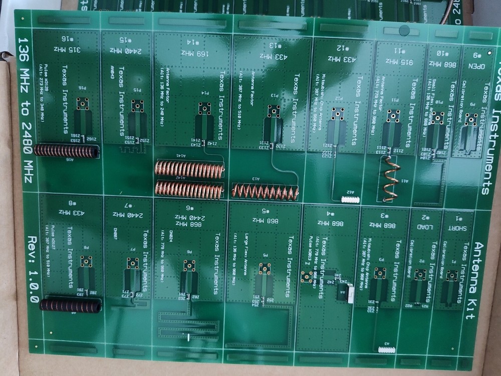 TI - Texas Instruments Antenna Evaluation Kit + EXTRAS - RF Bullet ++