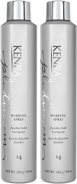 2 Pack! Kenra PLATINUM # 14 WORKING SPRAY 10 OZ