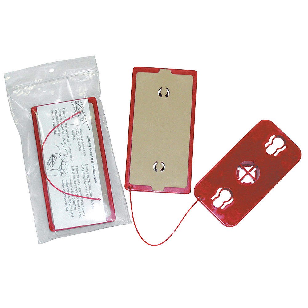 ZIPWALL TPH1 ZipWall Replacement Head/Plate Pack PK 5