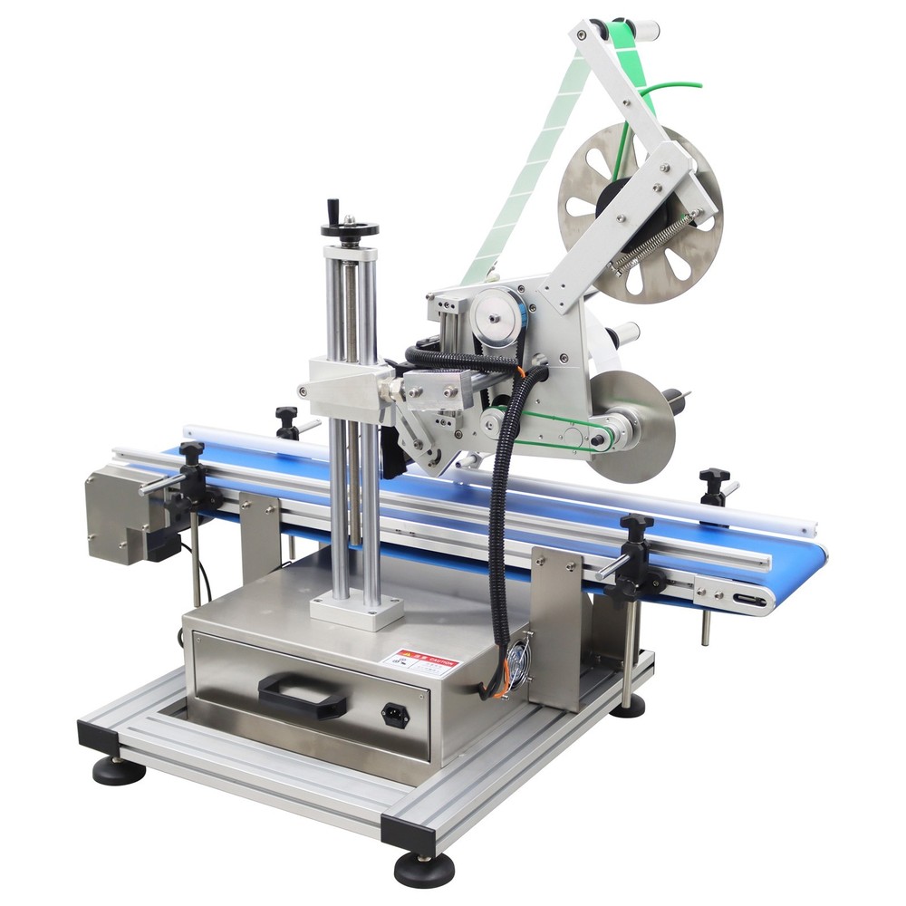 Automatic Flat Surface Labeling Machine for Clear Label & Full Labels 900W 110V