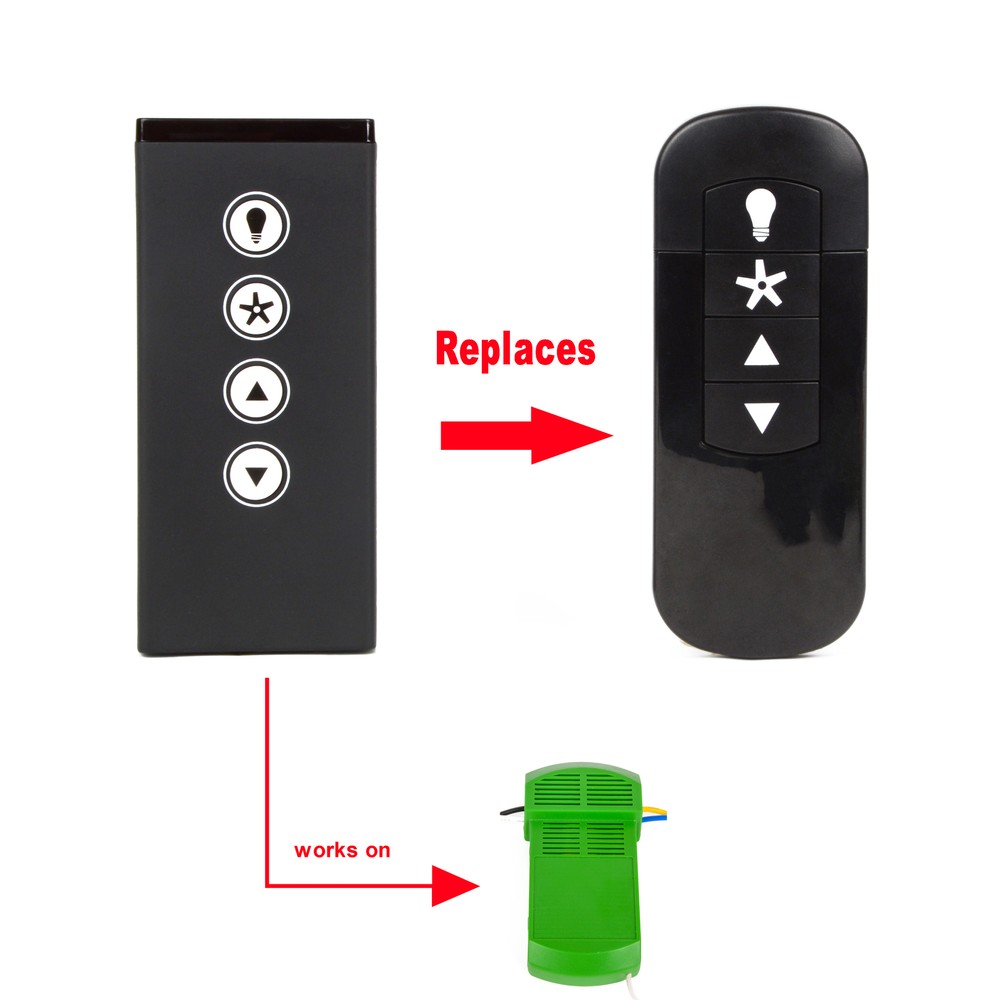 Replacement Remote for Hunter Ceiling Fan Handheld Remote Control K6266-02