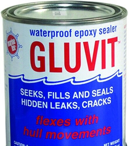 Gluvit RM330K Epoxy Sealer Quart Kit MarineTex Flexable Sealer