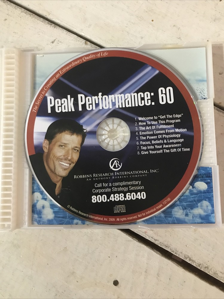 Anthony Robbins peak performance: 60 CD.