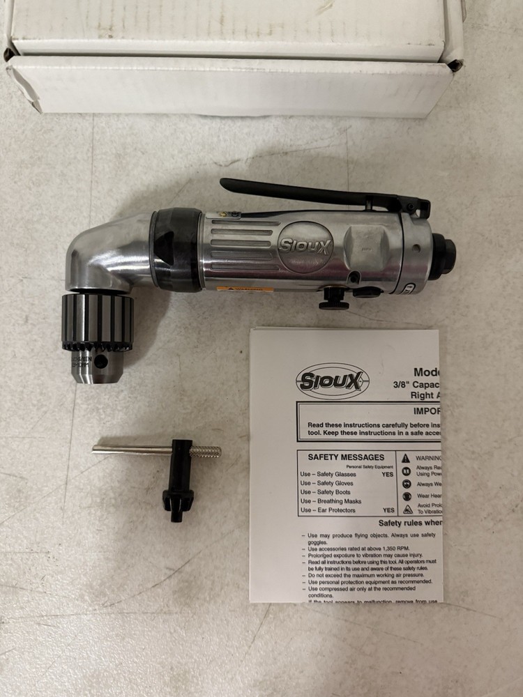 Sioux 5430 3/8" Reversible Right Angle Drill