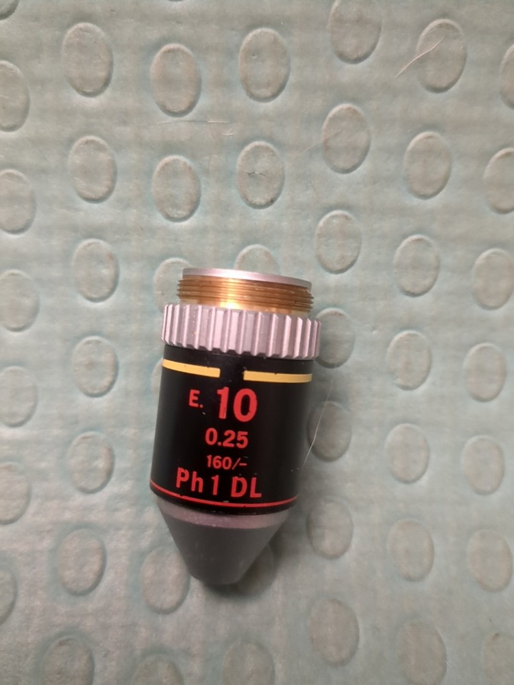 Nikon Phase Microscope Objective Ph1 DL E 10 .25 160/-