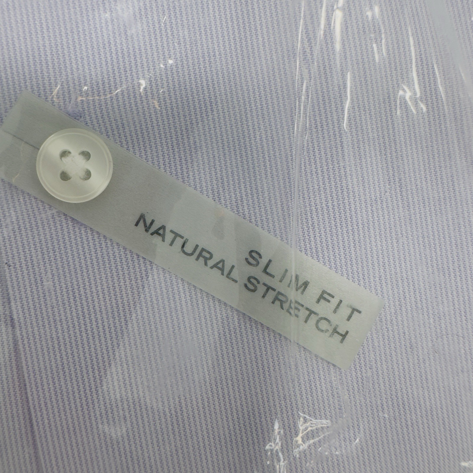 DKNY Men's Button Dress Shirt size Large 16.5 - 32/33 Slim Fit Active Stretch