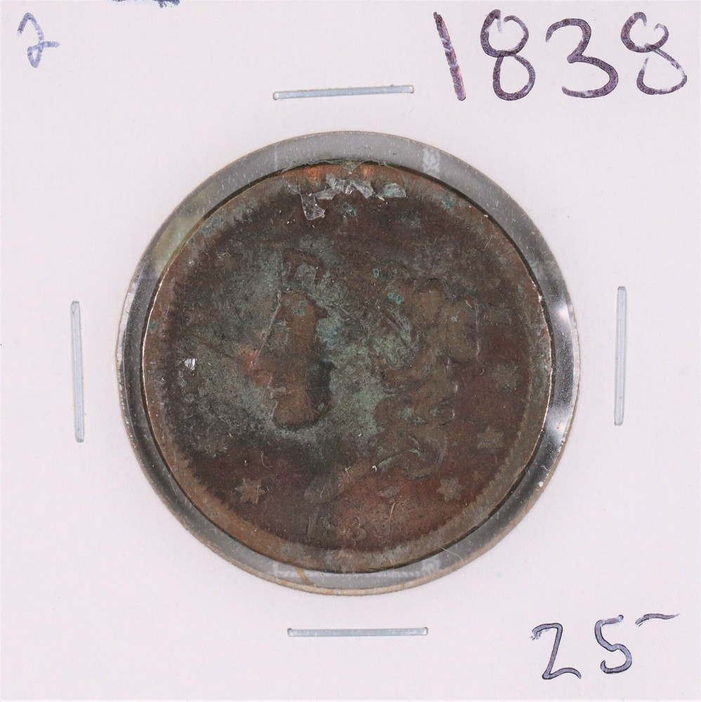 1838 Large Cent #2