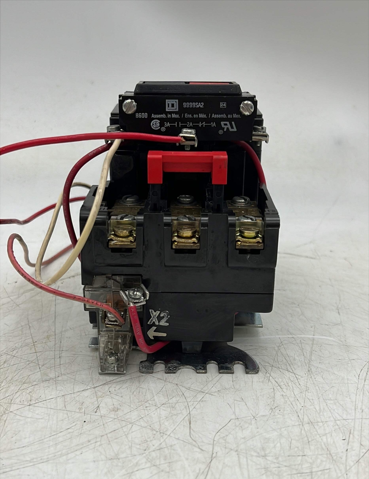 Square D 8536SCG3V08AS Size 1 Starter w/ Start-Stop PB, 208V Coil (Used)