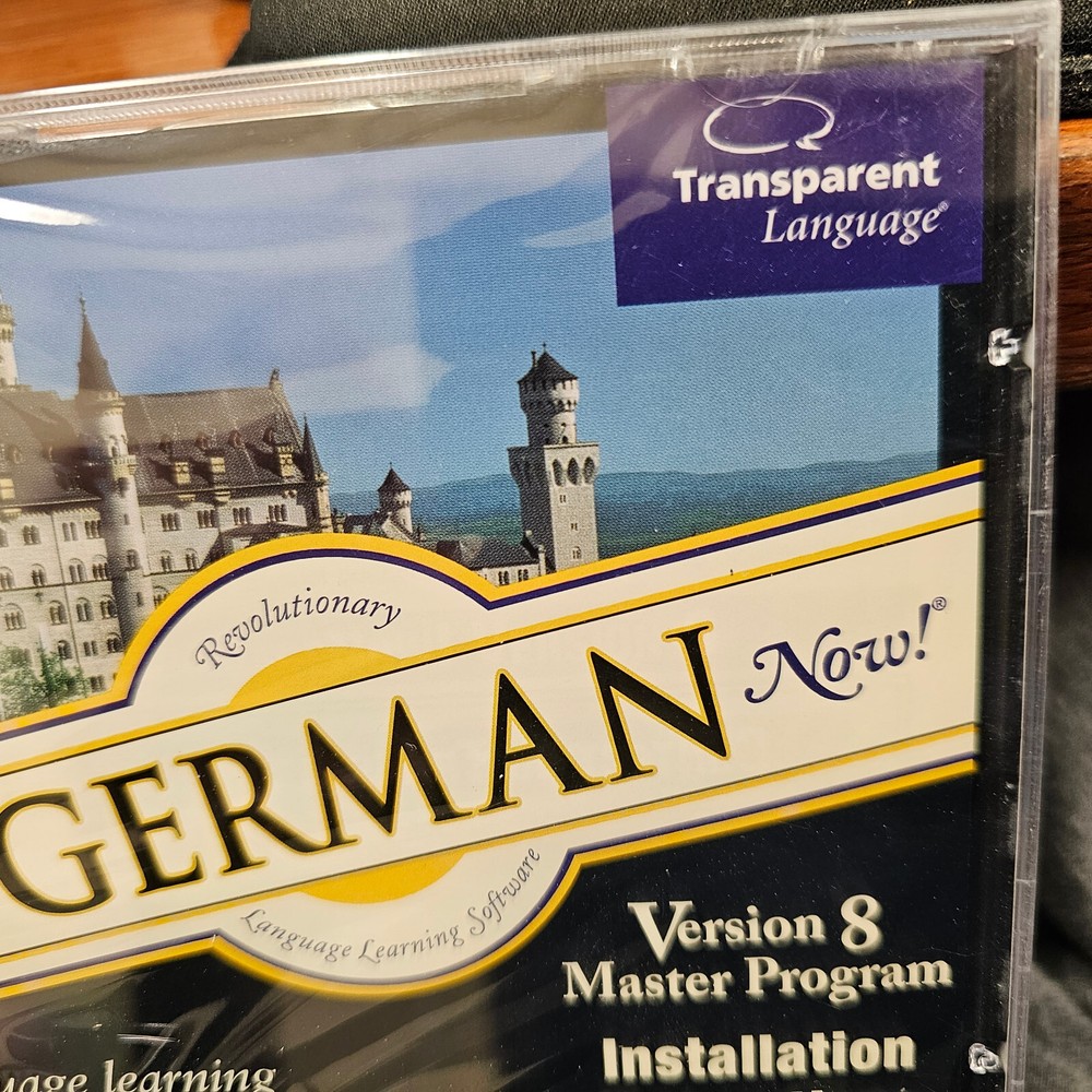 Learn German Now! Version 8 Master program Transparent Language SEALED! win mac