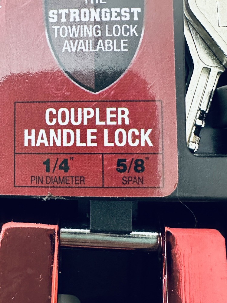 bROK Warrior Coupler Handle Trailer Lock ¼” Pin ⅝” Span Pick Proof