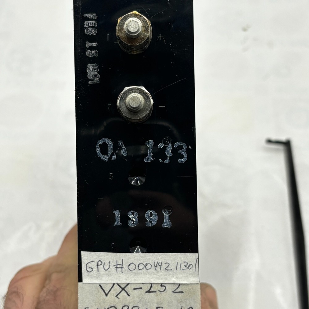 Weschler Instruments VX-252 Vertical Mounted Panel Meter 0-4000 RPM Scale ⭐