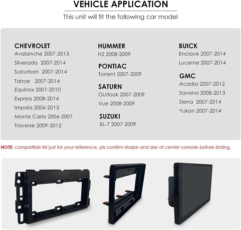 For 2009-2012 Chevrolet Silverado Wifi Carplay Android 13.0 Stereo Radio GPS Nav