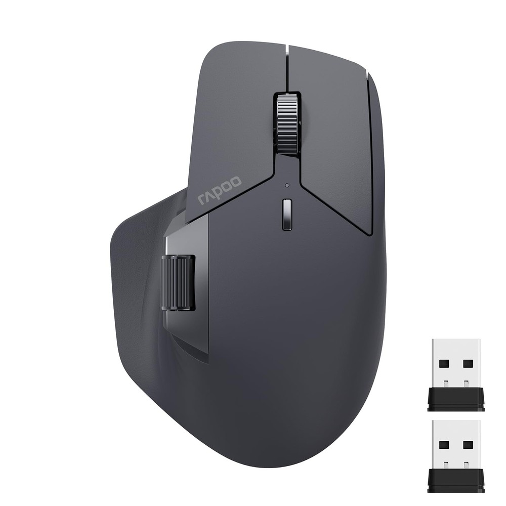 MT760 Multi-Device Wireless Mouse, Bluetooth 5.0 and 2.4G Multi-Mode Connecti...
