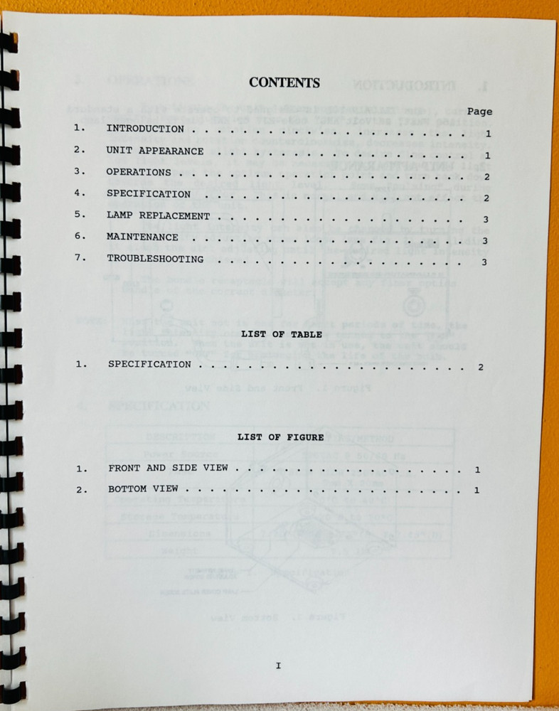 Mitutoyo 50AAB032C Illuminator User's Manual.