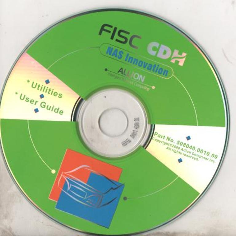 ALLION COMPUTER - CD VERSION 3.30 - FISC CDH - UTILITIES, GUIDE - 508040.0010.00