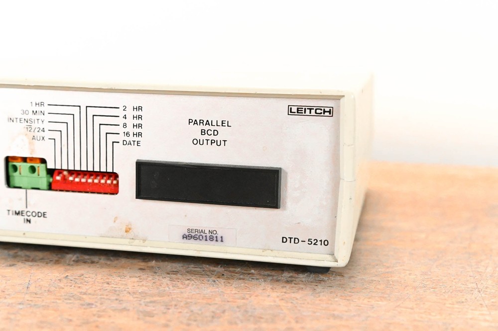 Leitch DTD-5210 Timecode Device Digital LED Display CG007KS