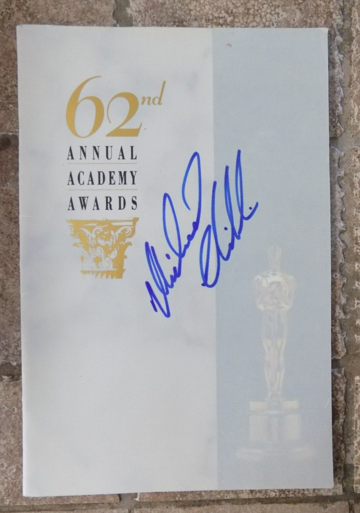 62nd Annual Acadamy Awards Program - SIGNED by MICHAEL CHICKLIS - 1990 Oscars