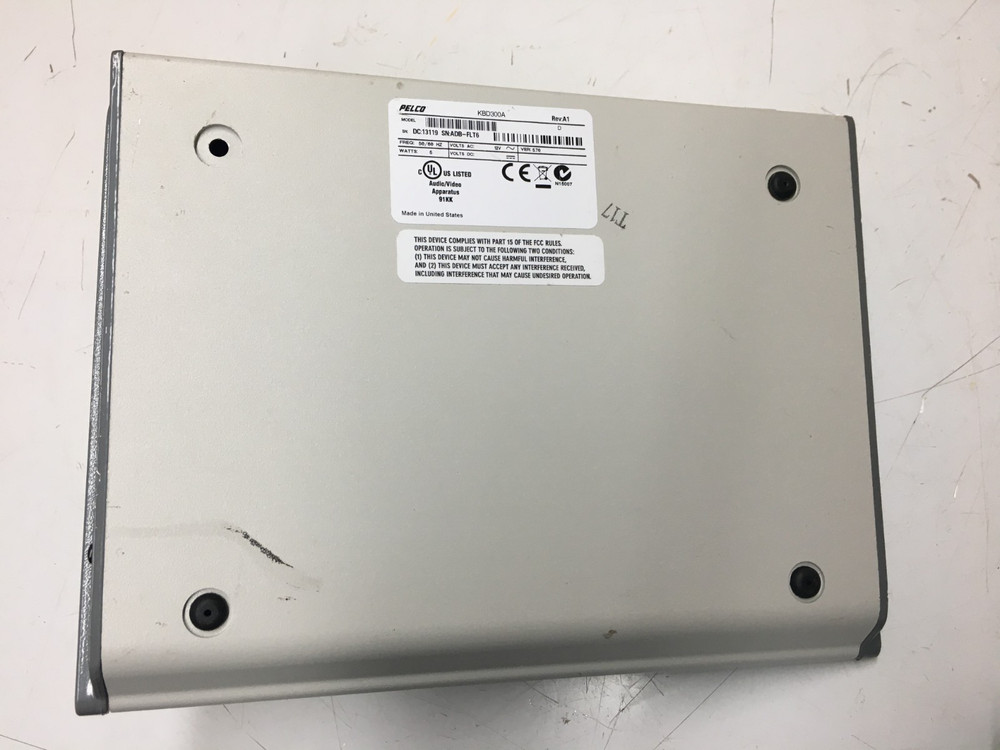 Pelco KBD300A Keyboard Controller With Network Cable / Power Supply