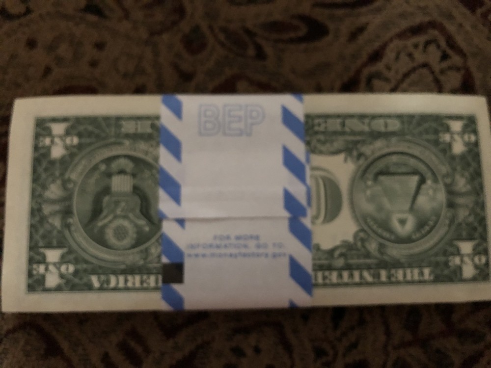 MULTIPLE ERROR THREE (3) ✯ STAR NOTES SEQUENTIAL $1 Dollar UNC CRISP from BEP