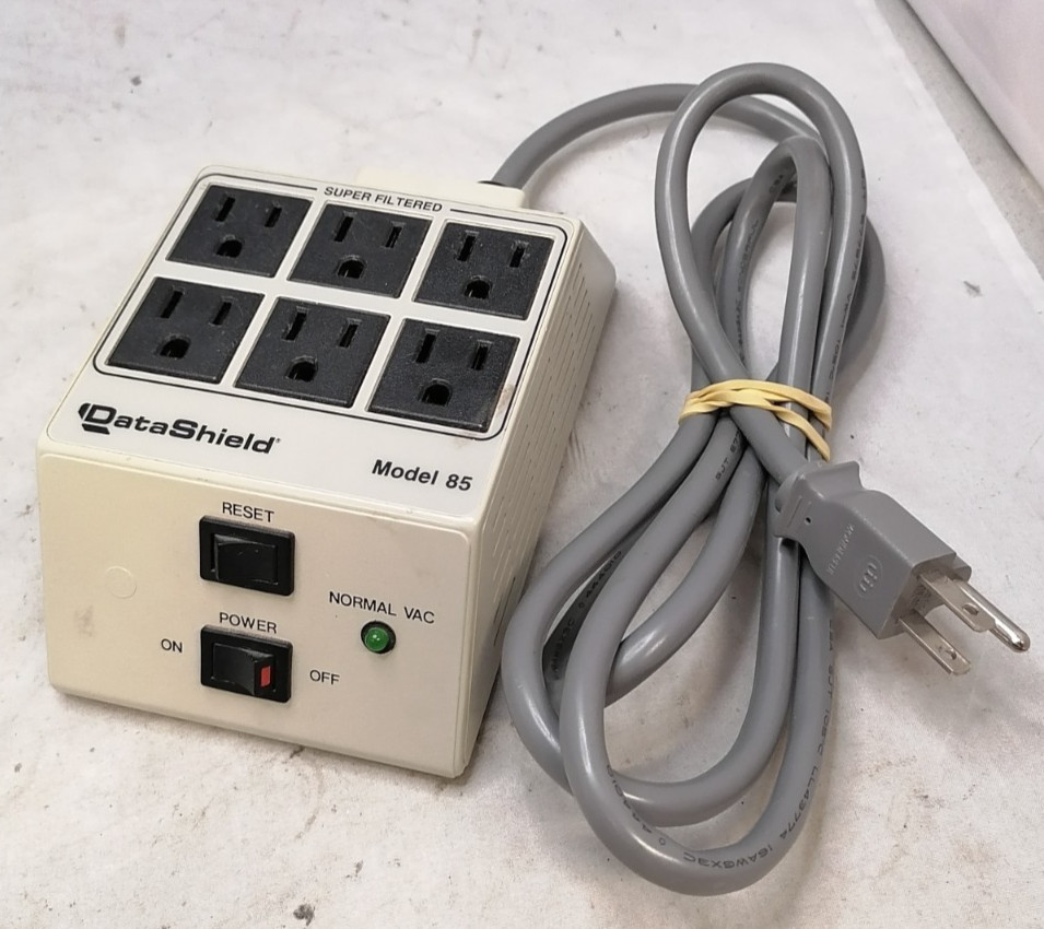 Data Shield Model 85 Super Filtered 6 Outlet Surge Protector