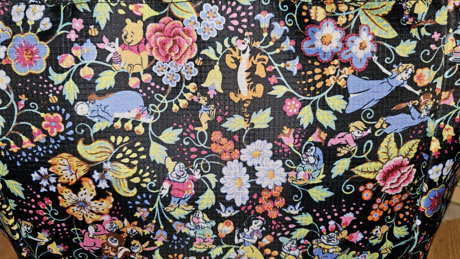 Vera Bradley Disney Classics On The Green Drawstring Family Tote NWT