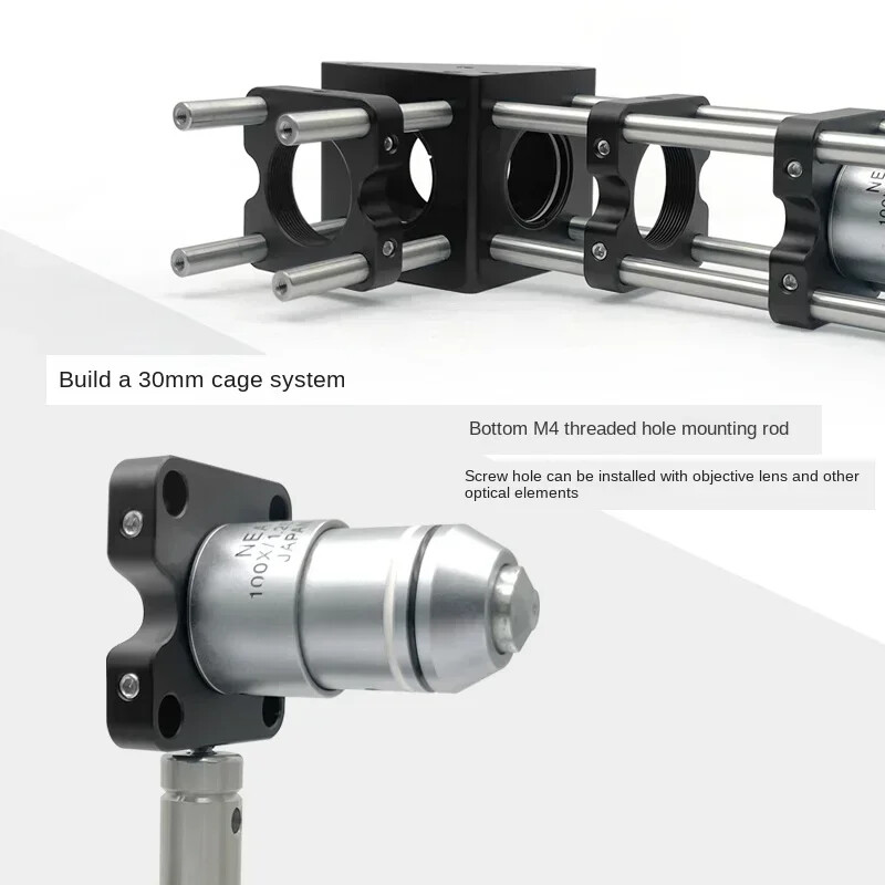 RMS / M25 / M26 / C-Mount Internal Thread Hole Compatible with 30mm Cage System