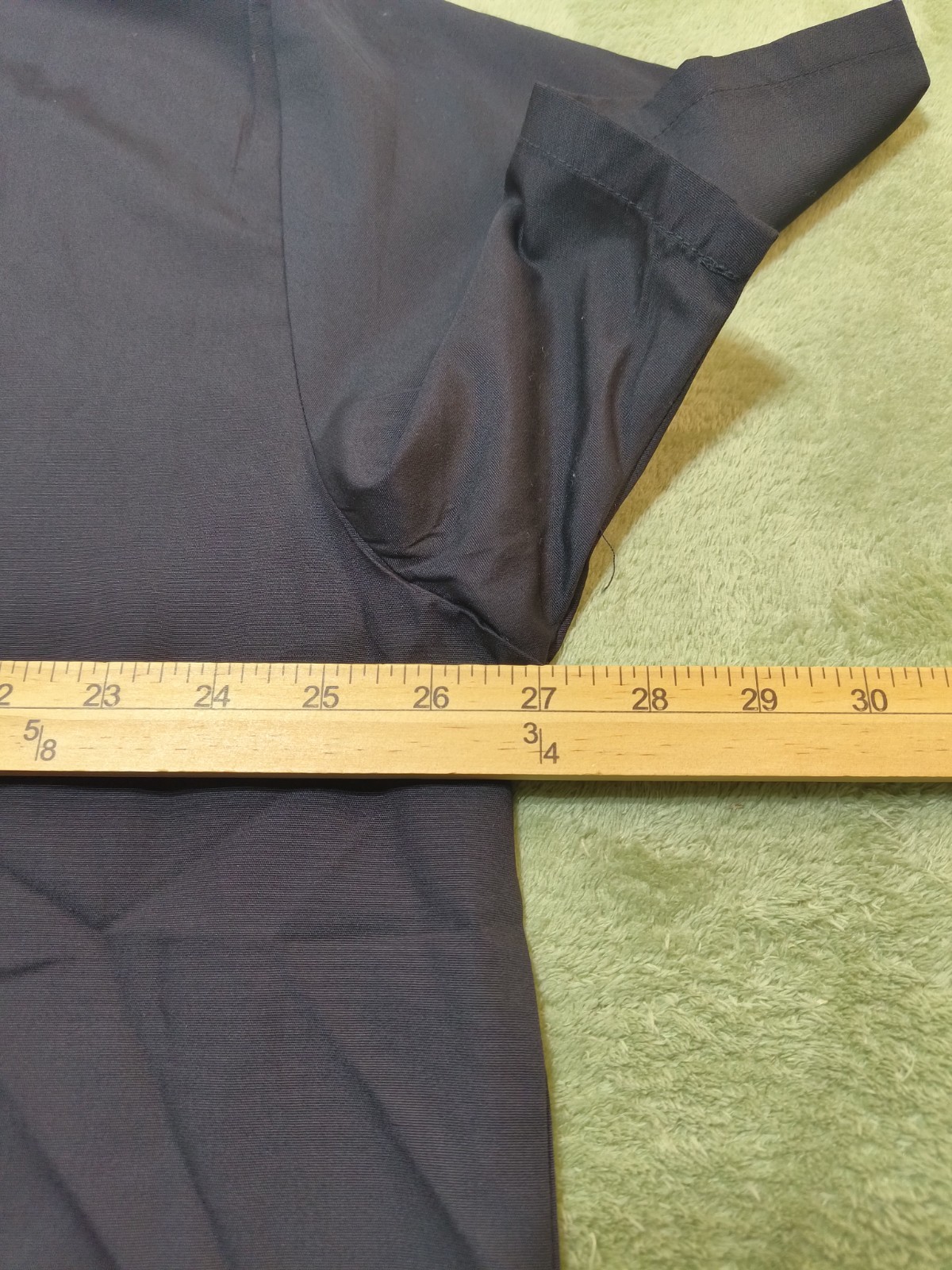 Chef Works Mens XL Black Short Sleeve Snap Front Utility Work Shirt Cook