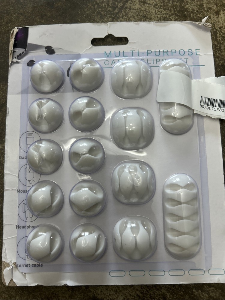 NEW! Multi-Purpose Cable Clips Set CC-949