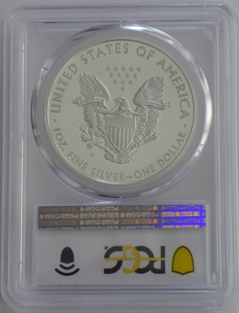 2016 W Silver Eagle PCGS PR69 DCAM Blue Label