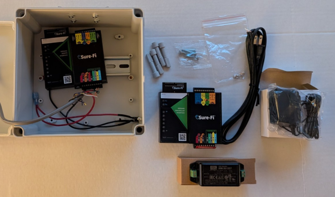 Sure-Fi Portable Access Kit Wiegand DS004 Controller and Remote HID ThinLine II