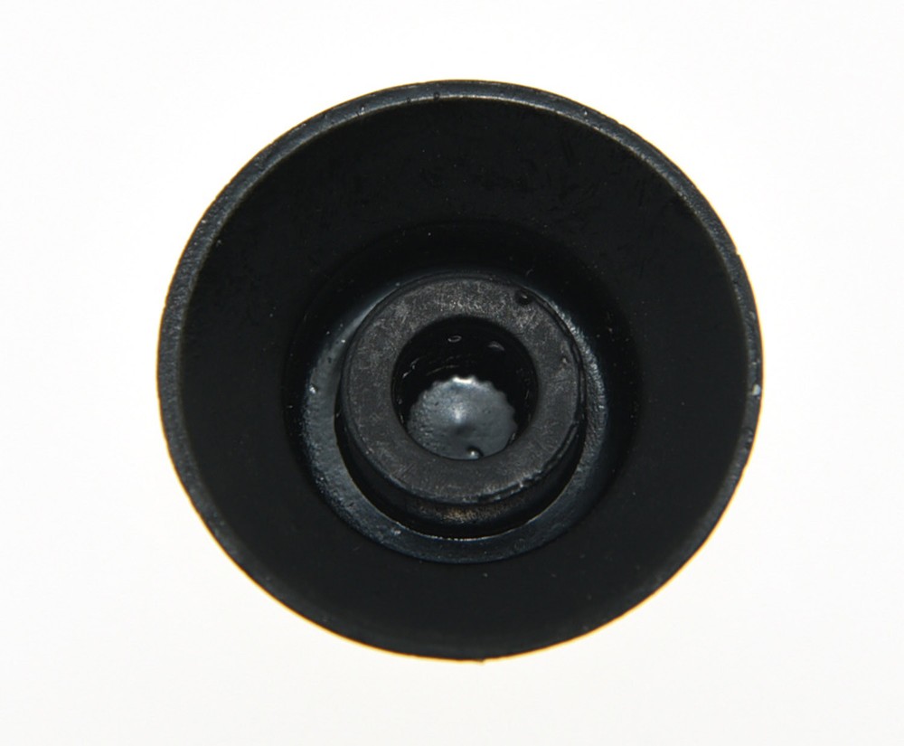 4x Guitar Reflector Knobs Black/Silver Top Hat Knobs Fits Les Paul Epiphone SG