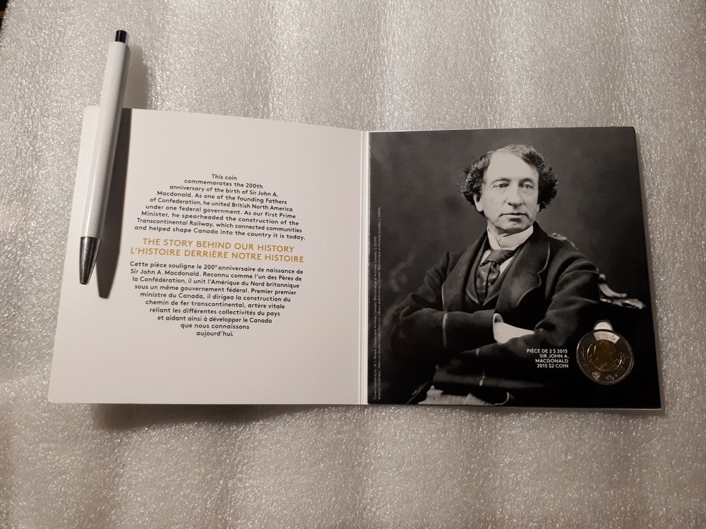 2015 CANADA SIR JOHN A. MACDONALD $2