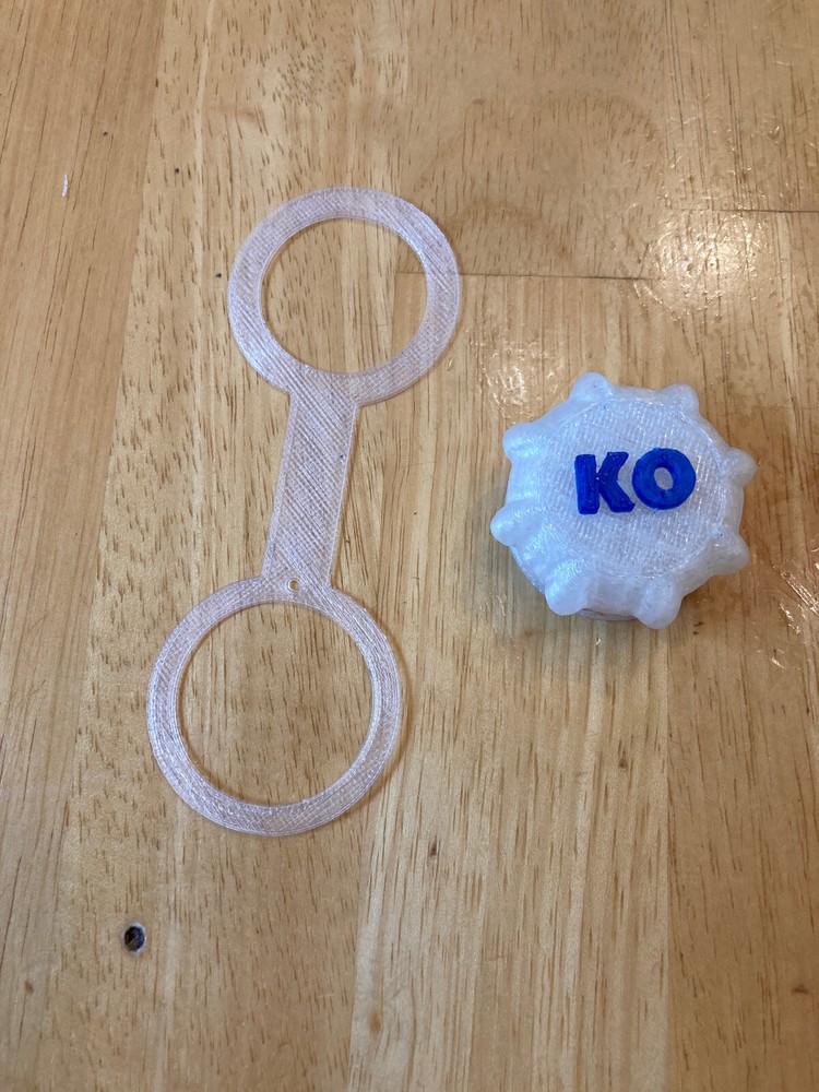 copco replacement bottle cap - with Customized Initials !!
